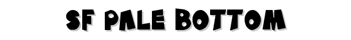 SF Pale Bottom font